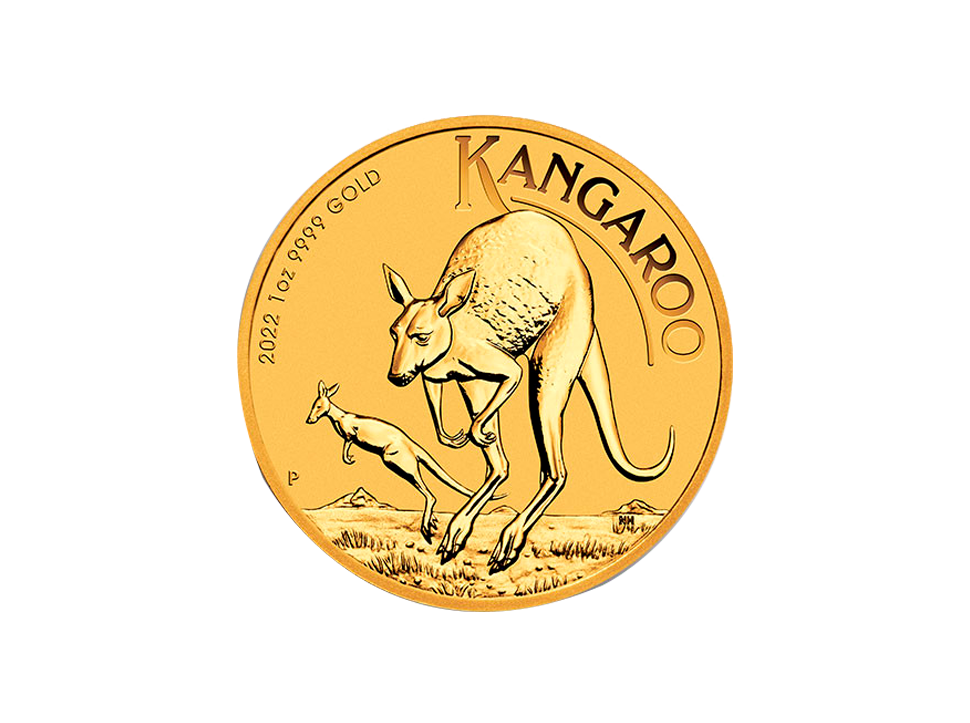 Buy original gold coins Australia 1 oz Nugget Kangaroo 2022 Gold with  Bitcoin! – BitDials