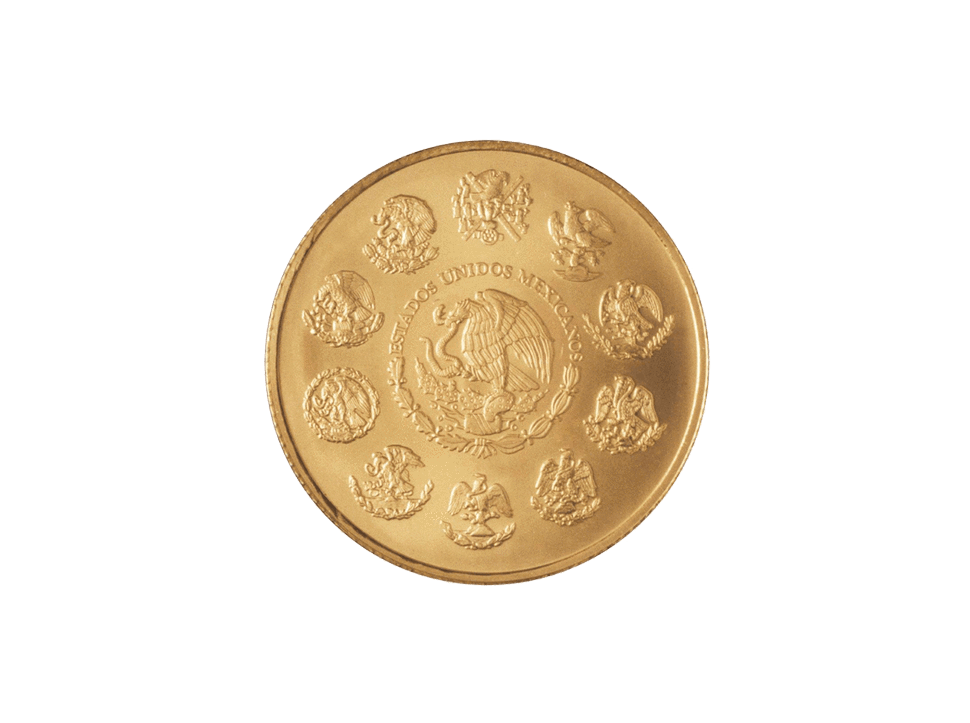 Buy original gold coins 1 oz Gold Mexico Libertad with Bitcoin!