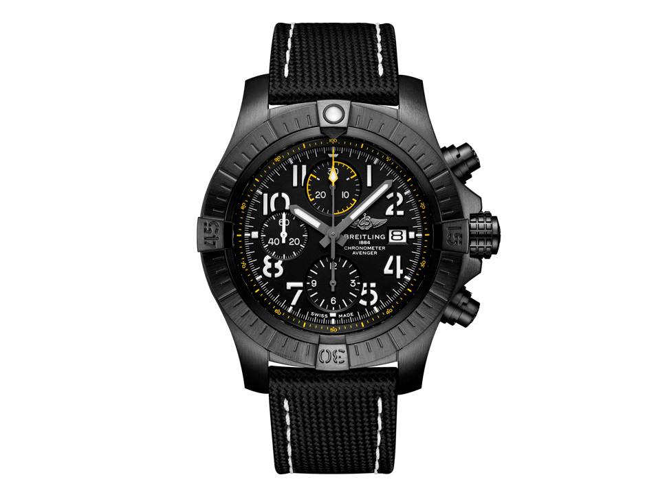 Buy original Breitling Avenger Chronograph Night Mission V13317101B1X2 with Bitcoin