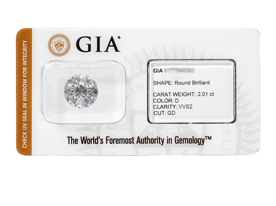 Buy original certified GIA diamond 2.01 ct. with Bitcoins!