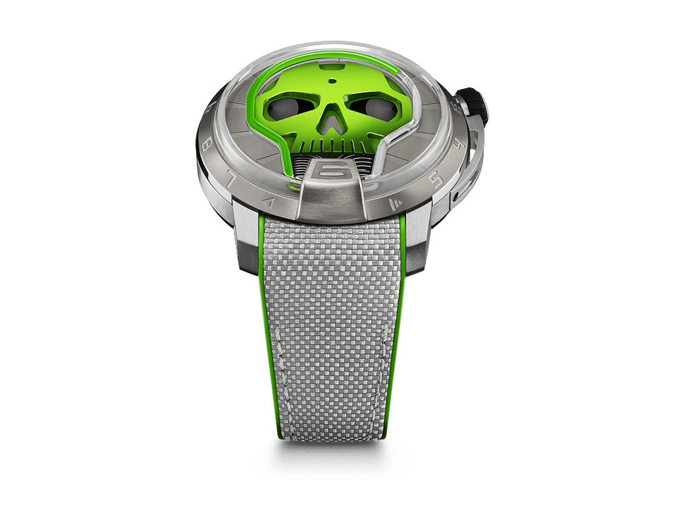 Buy original HYT Skull 48.8 Green S48-TT-35-GF-RA with Bitcoins!