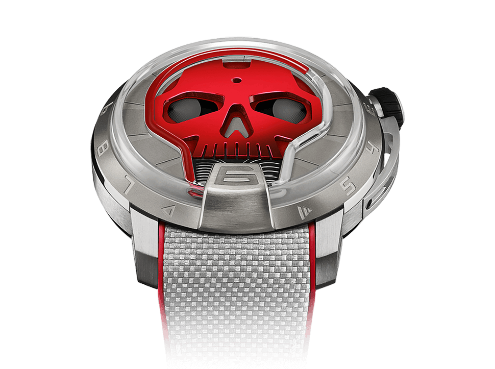 Buy original HYT Skull 48.8 Red S48-TT-34-RF-RA with Bitcoins!