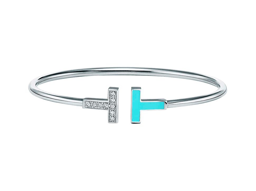 Buy original Jewelry Tiffany T Bangle GRP11110 with Bitcoins!