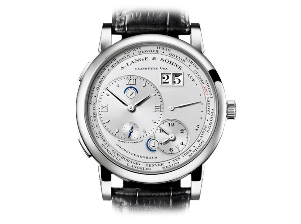 Buy original A.Lange & Sohne LANGE 1 TIME ZONE 116.025 with Bitcoins!