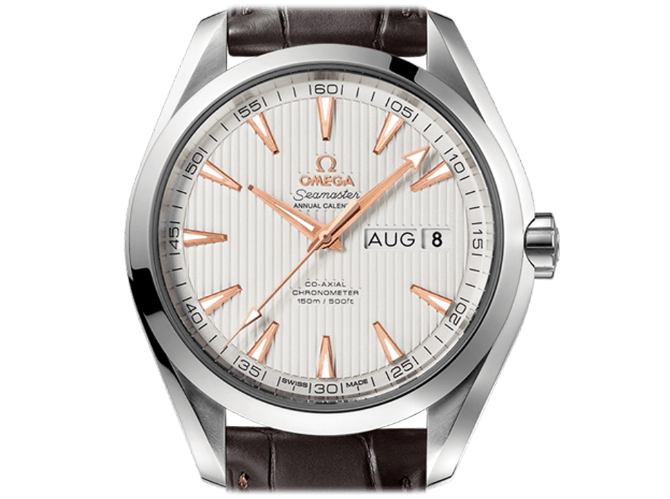 Buy original Omega SEAMASTER AQUA TERRA 150M OMEGA  CO-AXIAL ANNUAL CALENDAR 231.13.43.22.02.003 with Bitcoin!