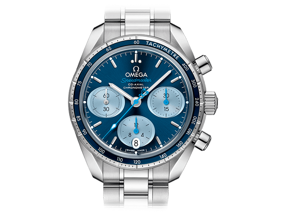 Buy original Omega SPEEDMASTER 38 CO-AXIAL CHRONOGRAPH 324.30.38.50.03.002 with Bitcoins!