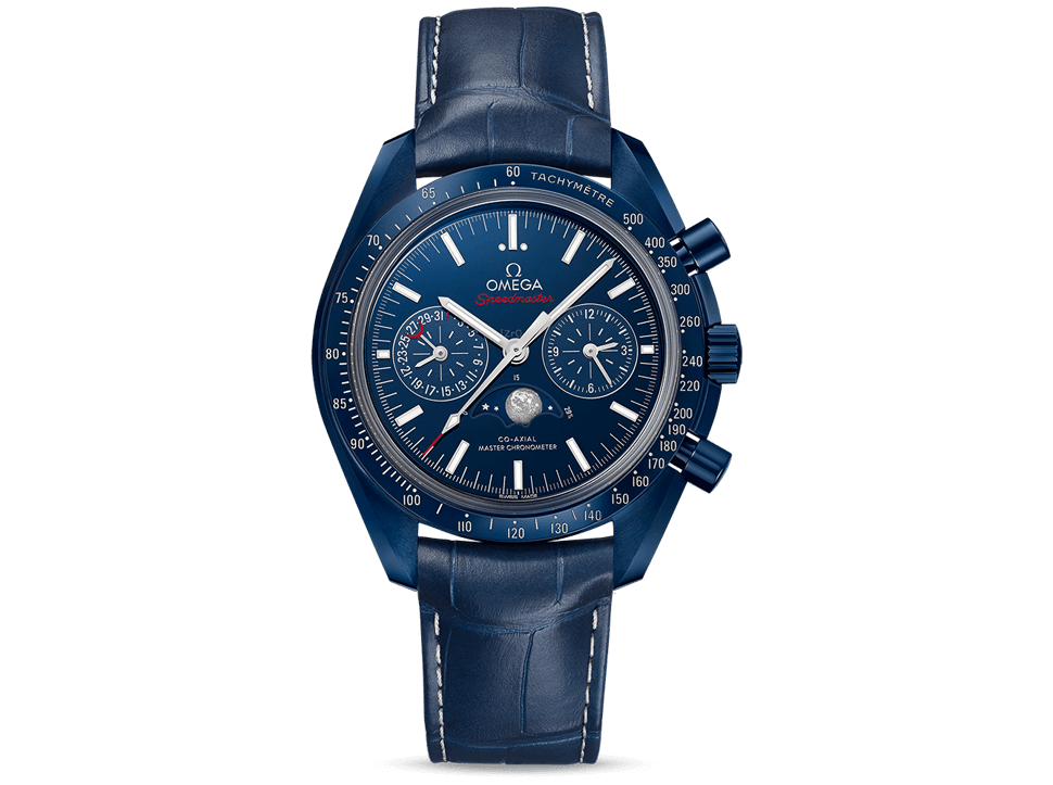 Buy original Omega Speedmaster Moonwatch Blue Side Of The Moon 304.93.44.52.03.001 with Bitcoins!