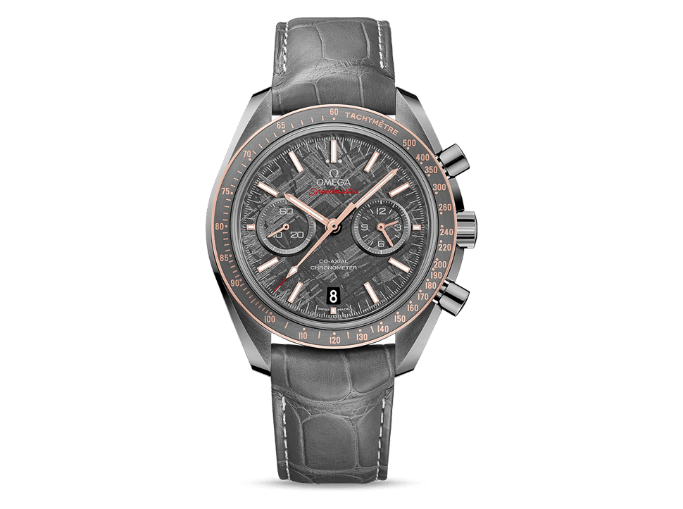 Buy original Omega Speedmaster Moonwatch Meteorite 311.63.44.51.99.001 with Bitcoins!