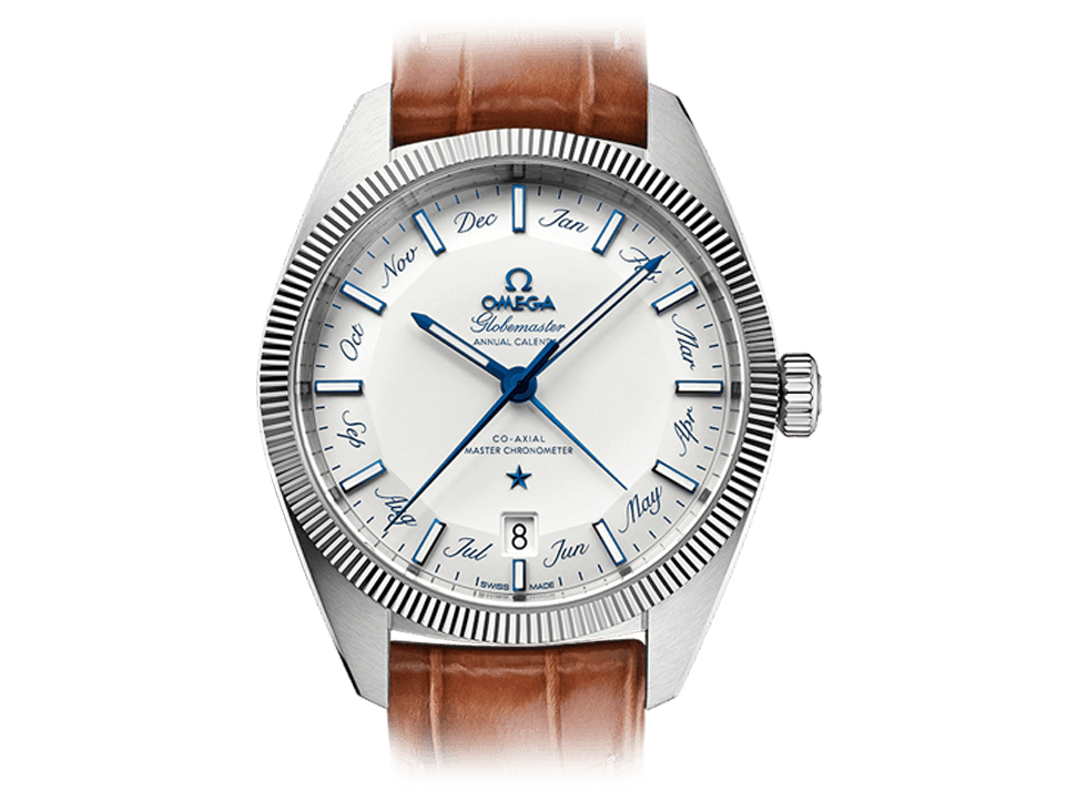 Buy original Omega GLOBEMASTER OMEGA CO-AXIAL MASTER CHRONOMETER ANNUAL CALENDAR 130.33.41.22.02.001 with Bitcoins!