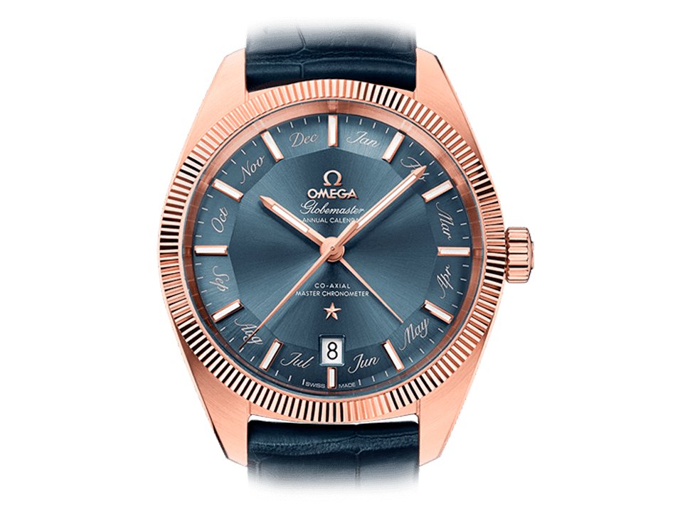 Buy original Omega GLOBEMASTER OMEGA CO-AXIAL MASTER CHRONOMETER ANNUAL CALENDAR 130.53.41.22.03.001 with Bitcoins!