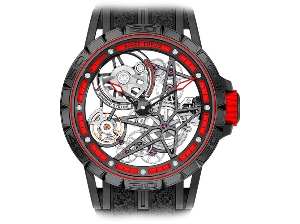 Buy Roger Dubuis Excalibur Spider Pirelli- Automatic Skeleton with Bitcoins on Bitdials