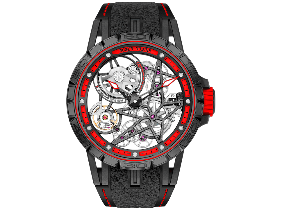 Buy Roger Dubuis Excalibur Spider Pirelli- Automatic Skeleton with Bitcoins on Bitdials