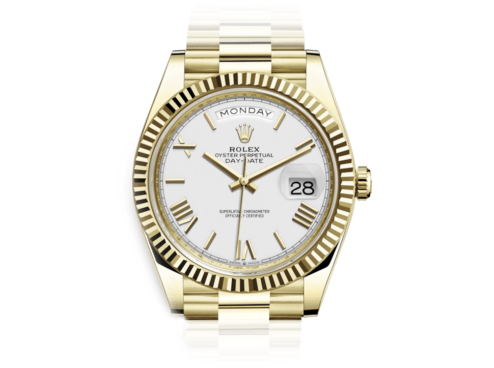 Buy original Rolex DAY-DATE 40 m 228238-0042 with Bitcoin!