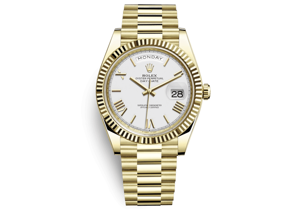 Buy original Rolex DAY-DATE 40 m 228238-0042 with Bitcoin!