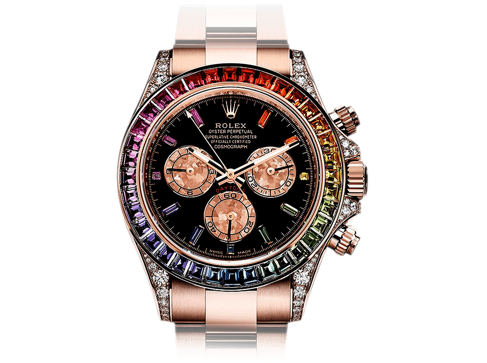 BitDials | Buy genuine Rolex DAYTONA RAINBOW m 116595RBOW with Bitcoin!