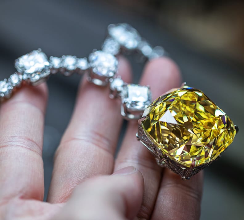 The Tiffany yellow diamond