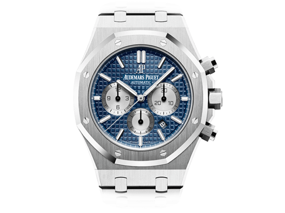 Buy original Audemars Piguet ROYAL OAK CHRONOGRAPH with Bitcoins!