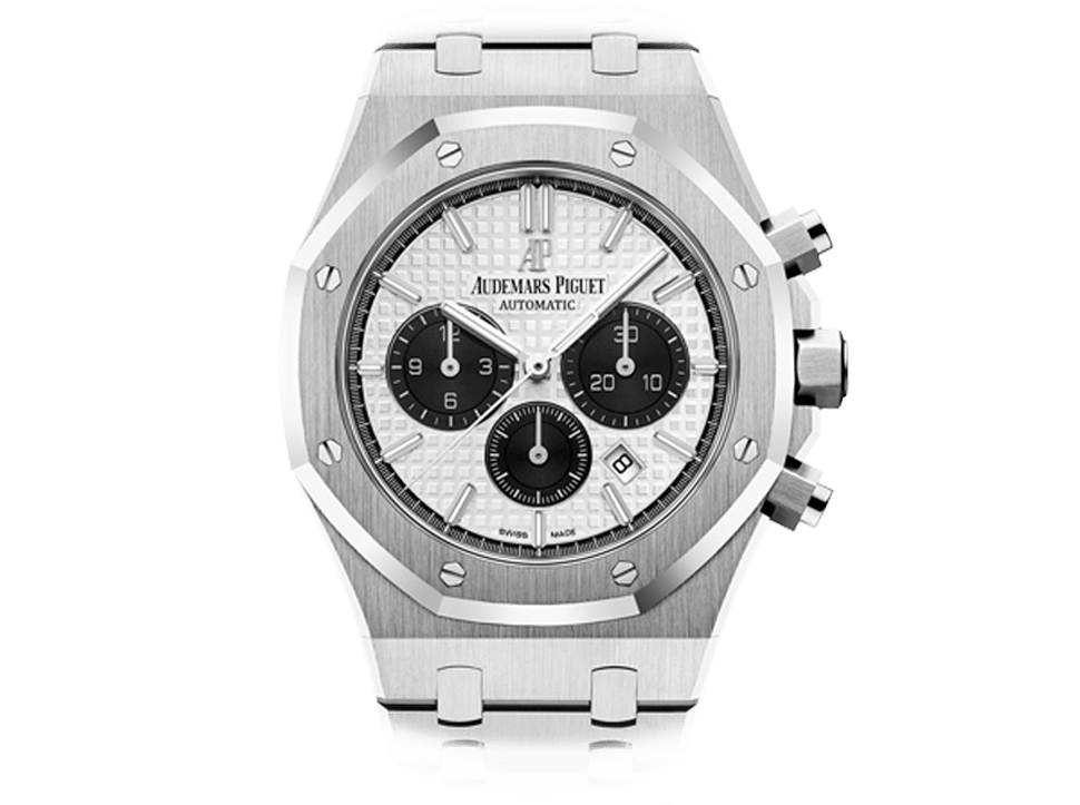 Buy original Audemars Piguet ROYAL OAK CHRONOGRAPH with Bitcoins!