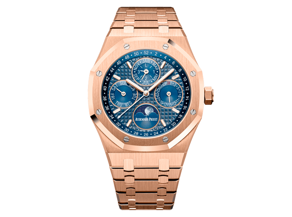 Buy original Audemars Piguet Royal Oak Perpetual Calendar 26574OR.OO.1220OR.02 with Bitcoins!