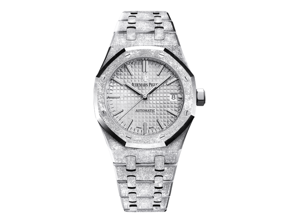 Buy original Audemars Piguet ROYAL OAK FROSTED GOLD with Bitcoins!