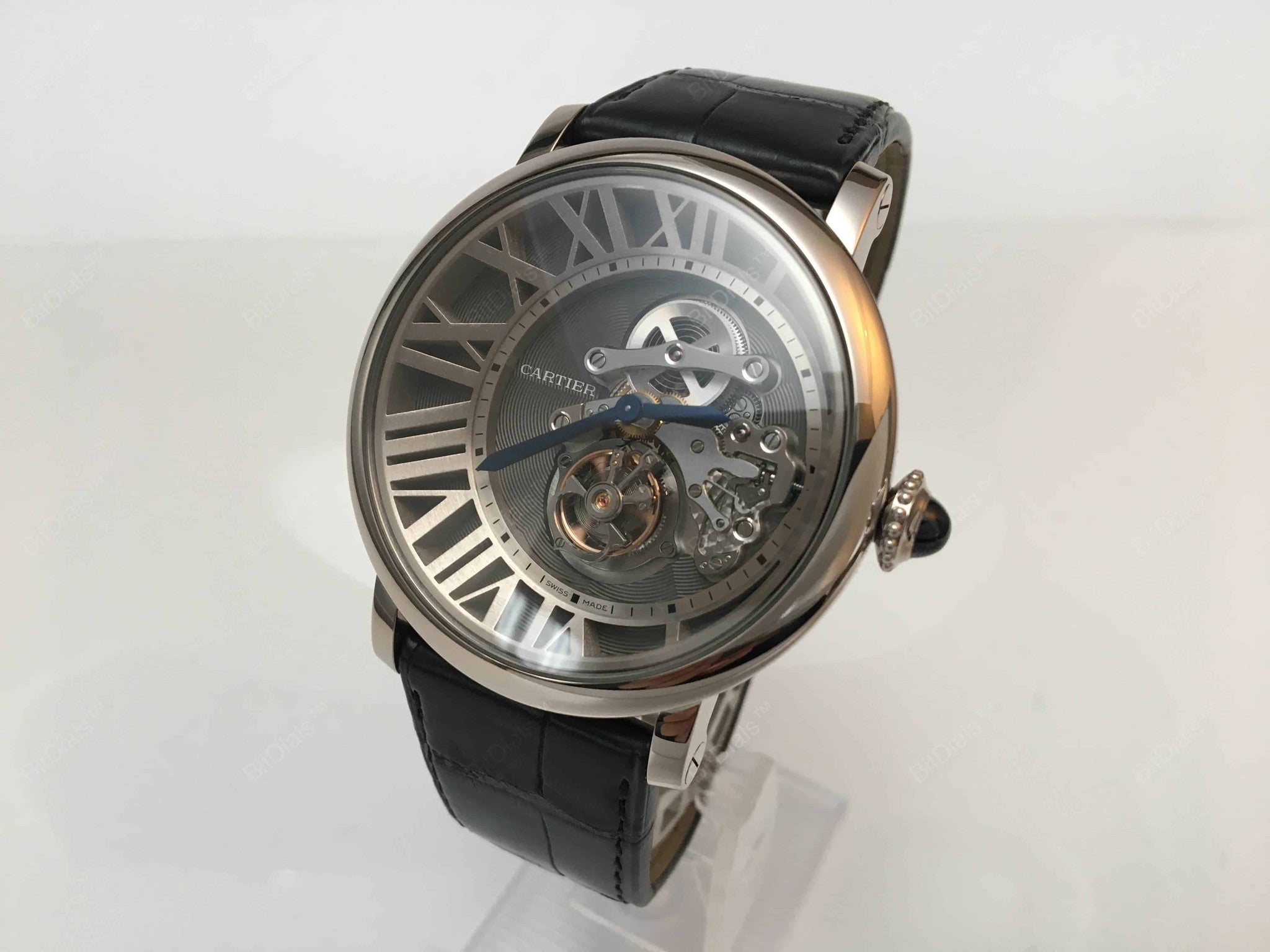 Buy original Cartier Rotonde de cartier Tourbillon W1556214 with Bitcoin at BitDials.eu