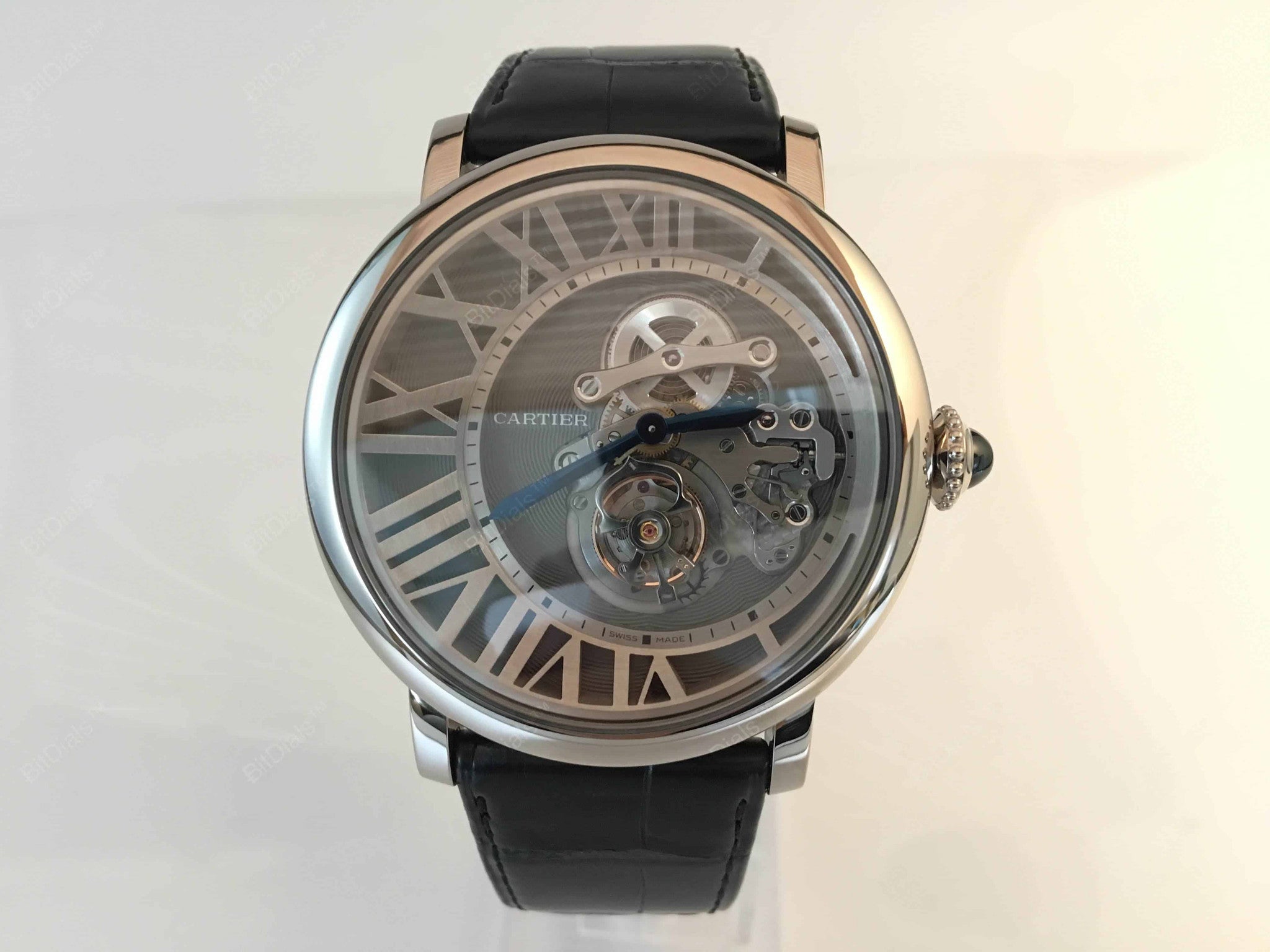 Buy original Cartier Rotonde de cartier Tourbillon W1556214 with Bitcoin at BitDials.eu