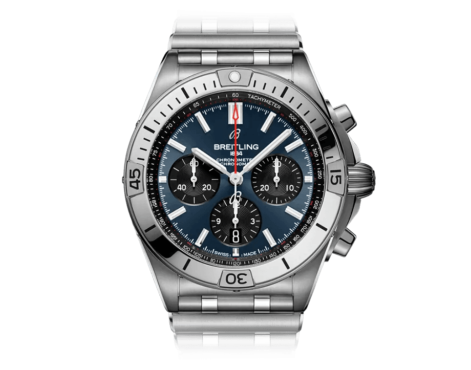 Buy original Breitling Chronomat B01 Chronograph AB0134101C1A1 with Bitcoins!