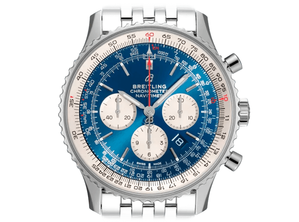 Buy original Breitling Navitimer AB0127211C1A1 with Bitcoins!