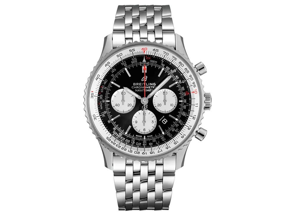 Buy original Breitling Navitimer B01 Chronograph AB0127211B1A1 with Bitcoins!