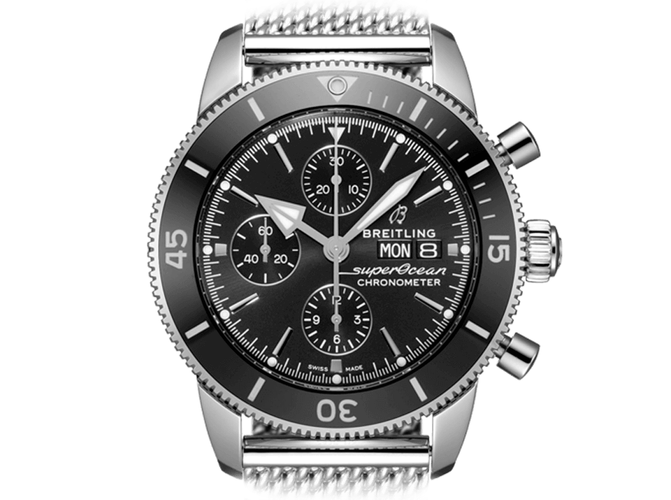 Buy original Breitling Superocean Héritage II Chronograph A13313121B1A1 with Bitcoins!