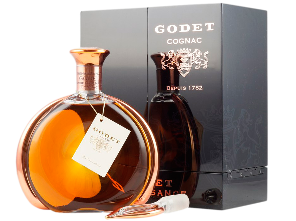 Buy original Cognac Godet Hors dAge Renaissance with Bitcoin!