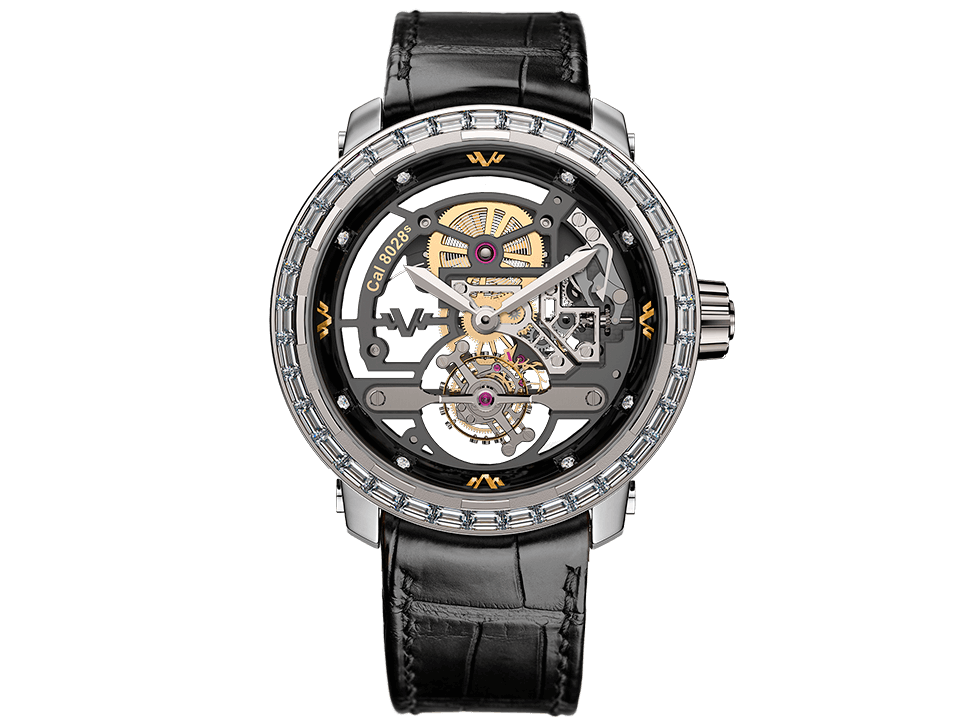 Buy original Dewitt Twenty-8-Eight Skeleton Tourbillon T8.TH.009A with Bitcoin!