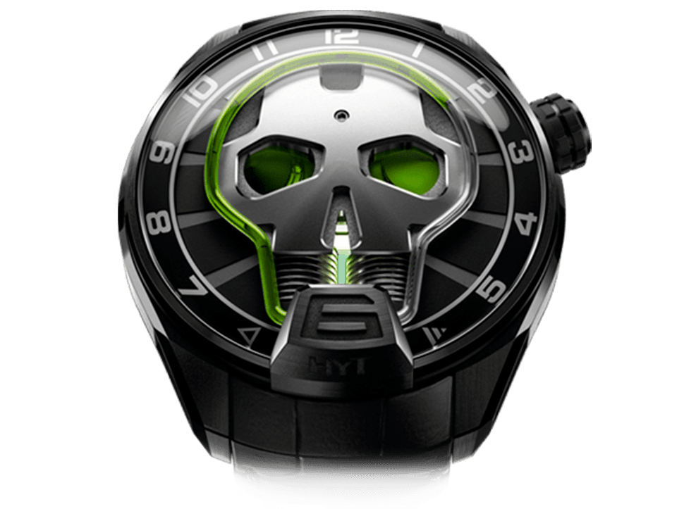 Buy original HYT Skull 151-TD-41-GF-AB with Bitcoins!