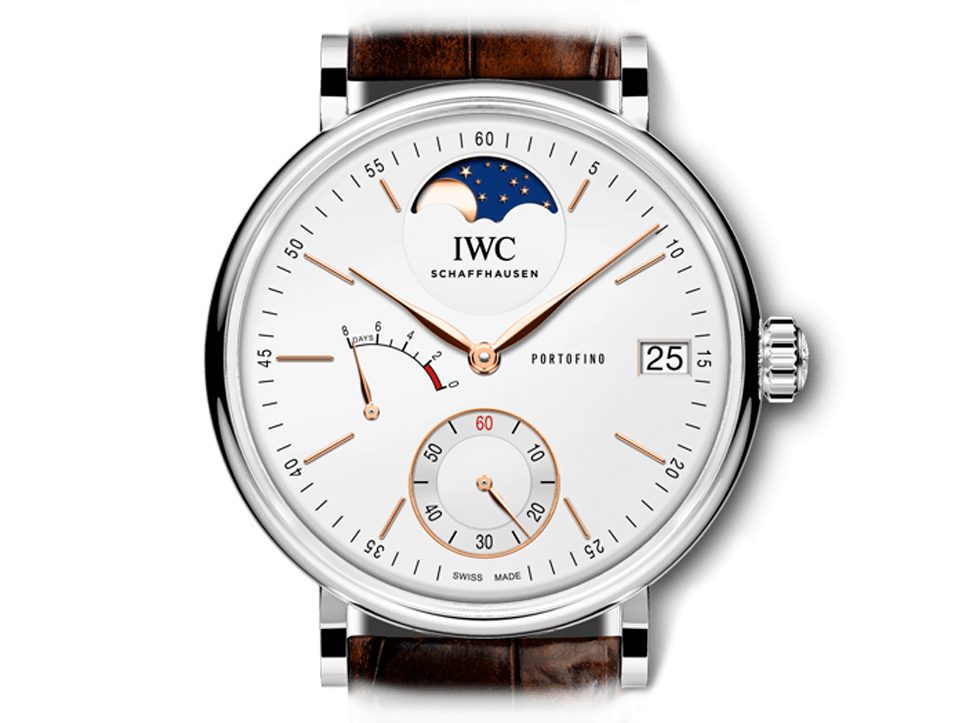 Buy original IWC PORTOFINO HAND-WOUND MOON PHASE IW516401 Bitcoins!