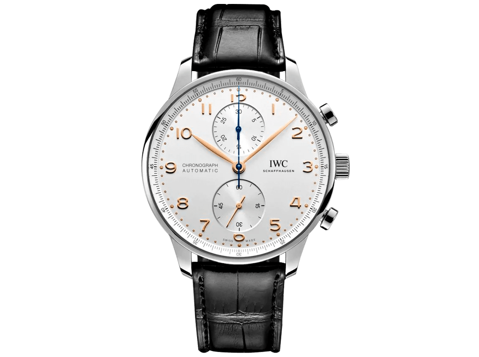 Buy original IWC Portugieser Chronograph IW371604 with Bitcoins!