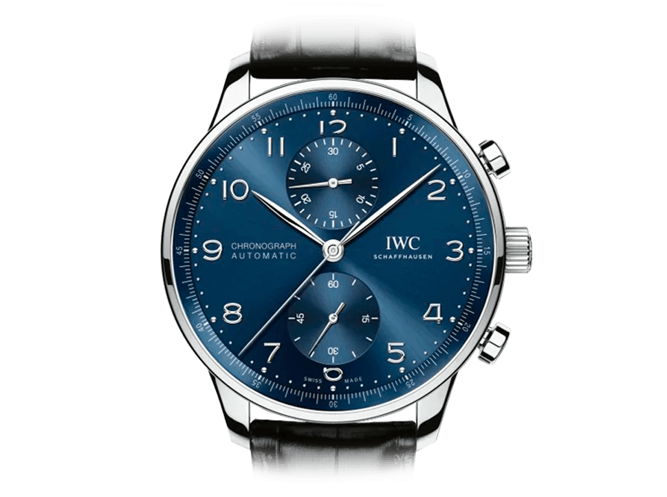 Buy original IWC Portugieser Chronograph IW371606 with Bitcoins!