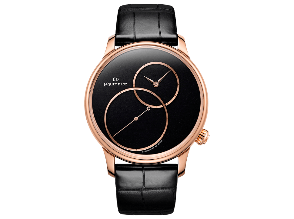 Buy original Jaquet Droz GRANDE SECONDE OFF-CENTERED BLACK JADE 	J006033275 with Bitcoins!