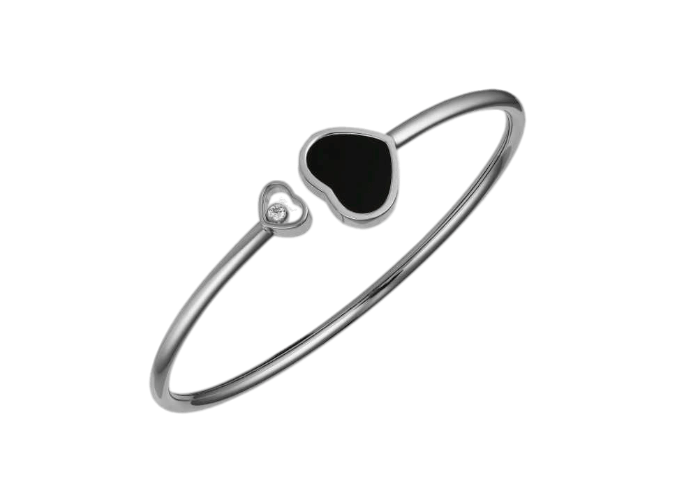 Buy original Chopard HAPPY HEARTS BANGLE  857482-1200 with Bitcoins!