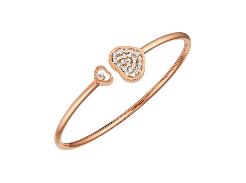 Buy original Chopard HAPPY HEARTS BANGLE  857482-5900 with Bitcoins!