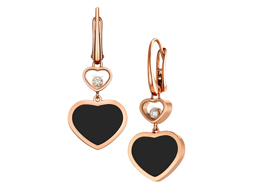 Buy original Chopard HAPPY HEARTS EARRINGS with Bitcoins!