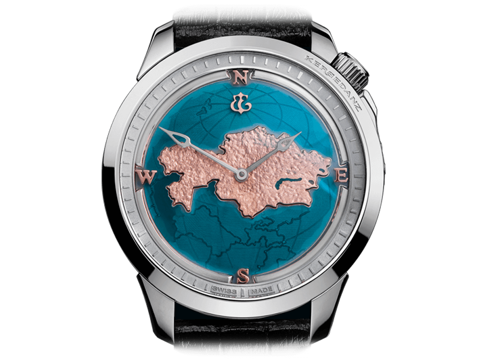 Buy original watches Kerbedanz Tribute Kazakhstan KRBTA46-129WL with Bitcoins!