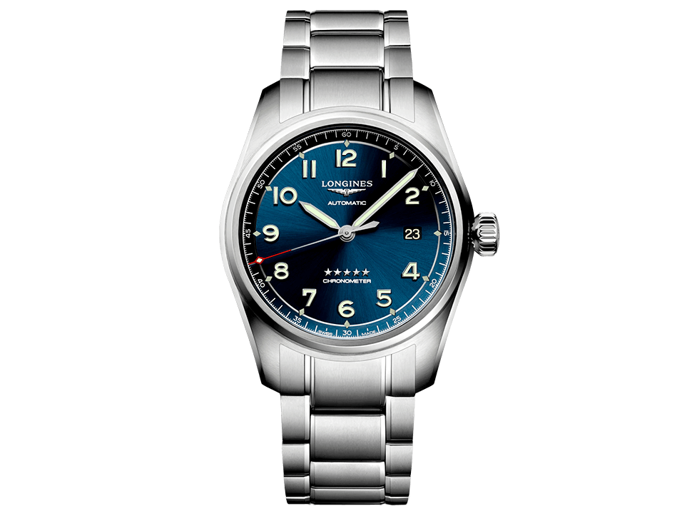 Buy original Longines Spirit L3.810.4.93.6 with Bitcoins!