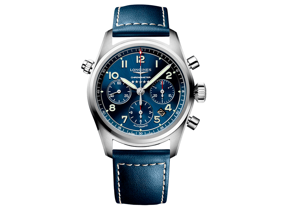 Buy original Longines Spirit L3.820.4.93.0 with Bitcoin!