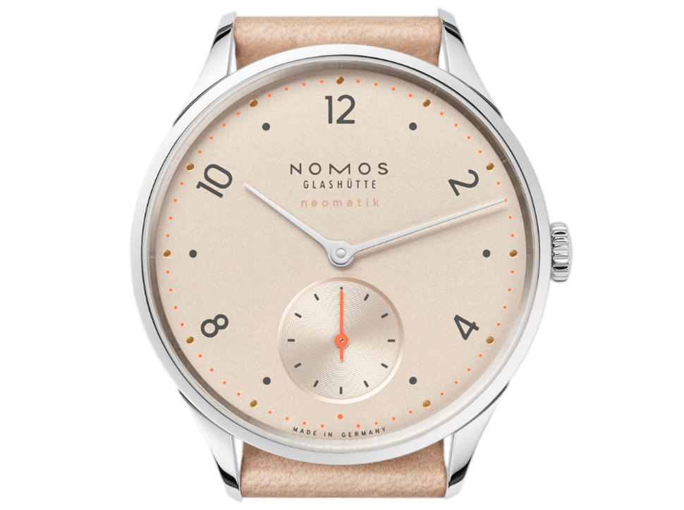 Buy original Nomos Glashuette MINIMATIK CHAMPAGNE 1204 with bitcoin!