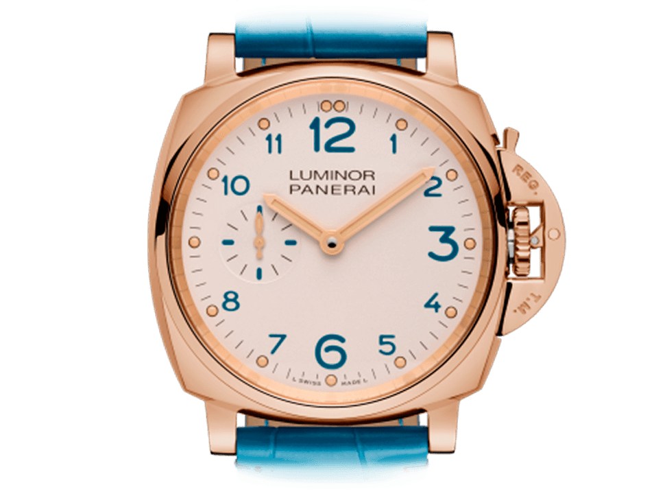 Buy original Panerai LUMINOR DUE 3 DAYS ORO ROSSO PAM00741 with Bitcoin!