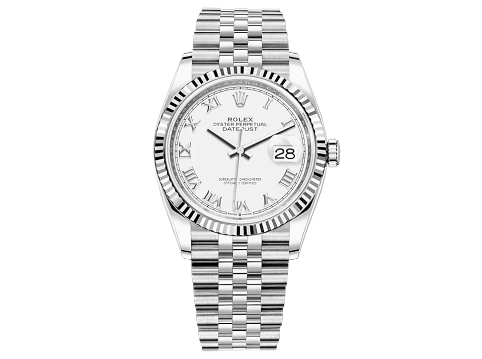 Buy original Rolex DATEJUST 36 m 126234-0025 with bitcoin!