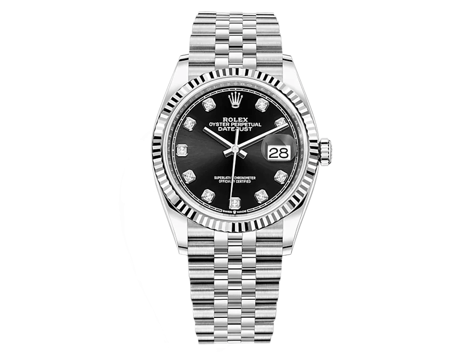 Buy original Rolex DATEJUST 36 m 126234-0027 with bitcoin!