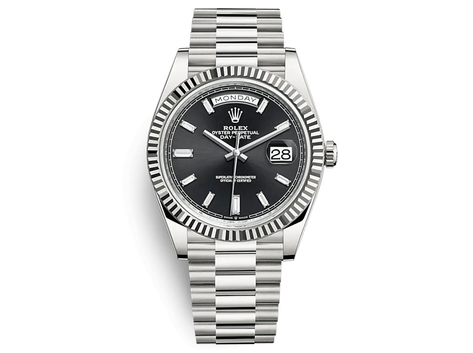 Buy original Rolex DAY-DATE 40 m 228239-0005 with Bitcoins!