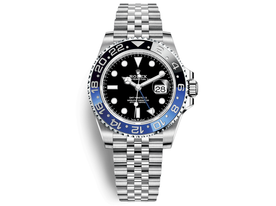 Buy original Rolex GMT-MASTER II m 126710blnr-0002 with Bitcoins!