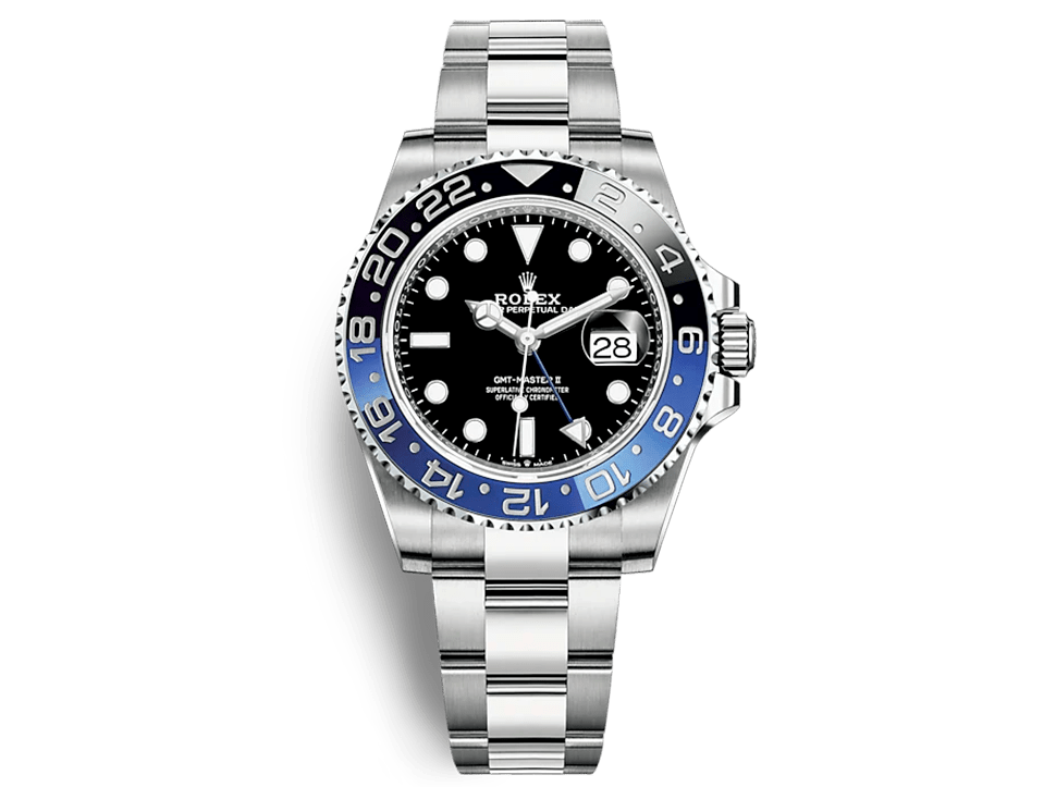 Buy original Rolex GMT-MASTER II m 126710blnr-0003 with Bitcoins!